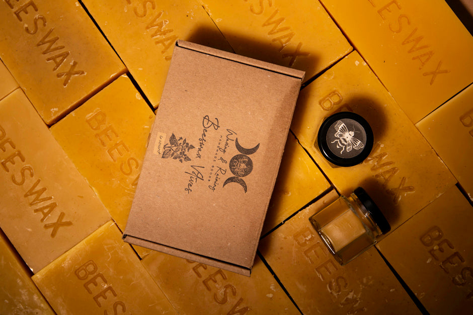 Mini Hexagon Jar Beeswax Candles