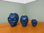 Alien Head - Pure Beeswax Candle