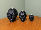 Alien Head - Pure Beeswax Candle