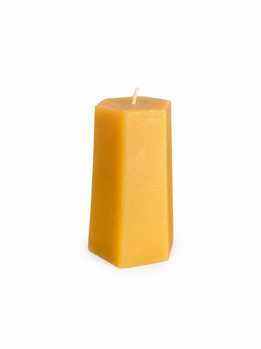Hexagon Pillar - Pure Beeswax Candle