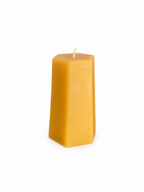 Hexagon Pillar - Pure Beeswax Candle