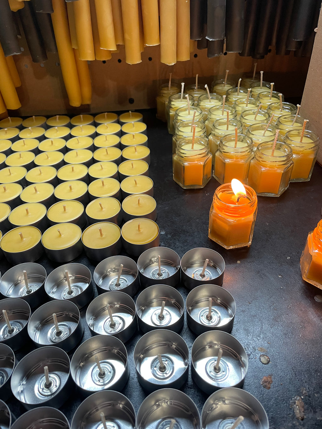 Beeswax Tealight Candles - Buy in bulk