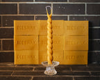 Twin Flame | Twisted Slim Candlestick | Hand-dipped & Hand-formed