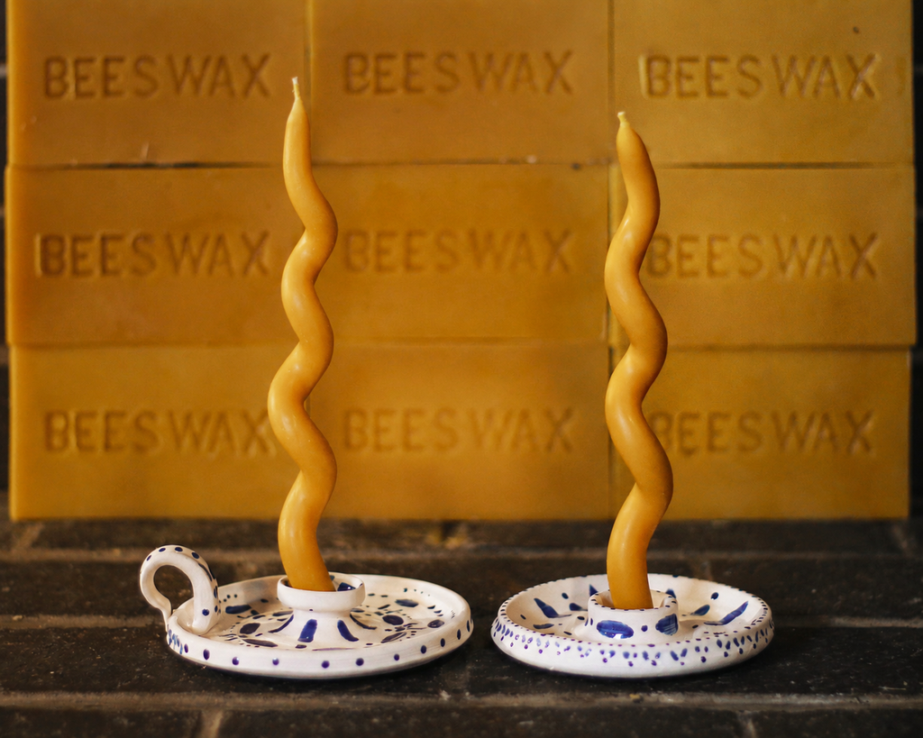 Slim Twirl Candlestick - Pair