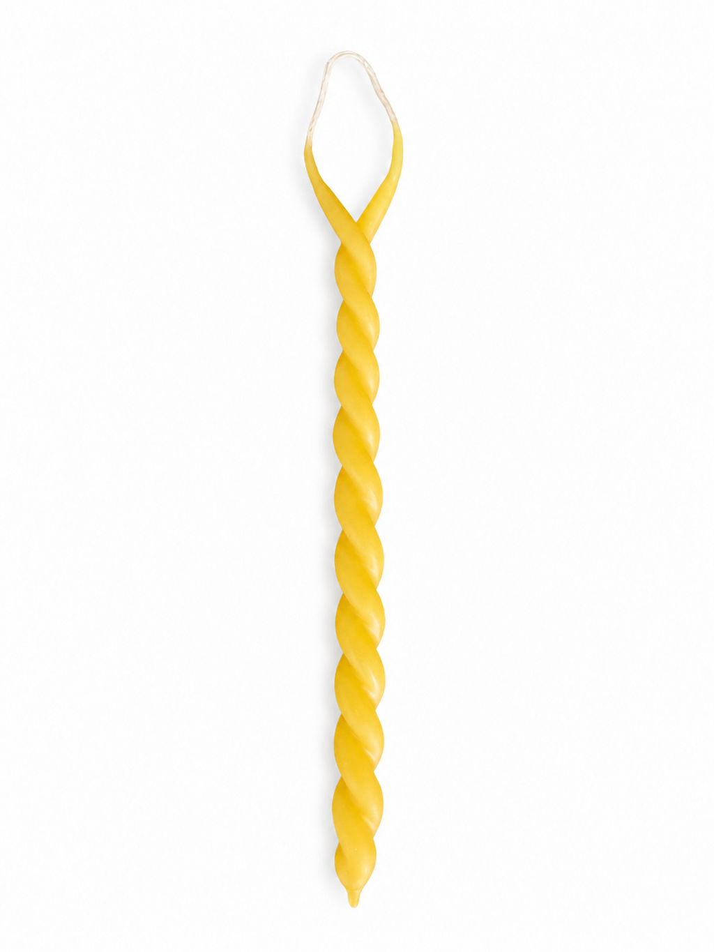 Twin Flame | Twisted Birthday Candlestick | Hand-dipped & Hand-formed
