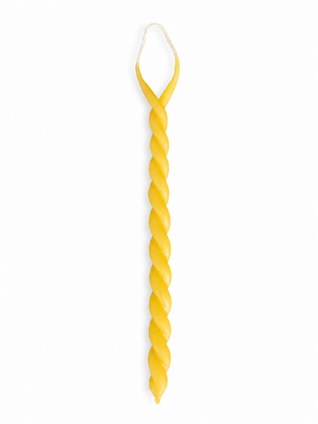 Twin Flame | Twisted Birthday Candlestick | Hand-dipped & Hand-formed