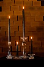 waxing-and-raining-beeswax-classic-candlesticks-black-burning