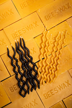 waxing and raining beeswax squiggly wiggly birthday candles 3