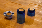 waxing-and-raining-beeswax-tealights-in-tealight-holders